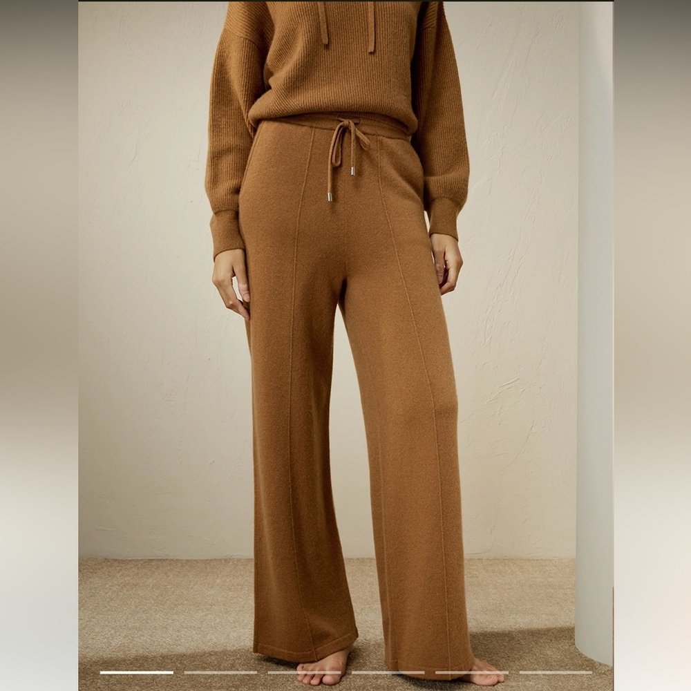 Lilysilk fluid cashmere pants